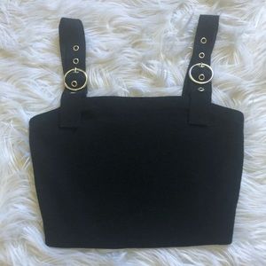 Buckle Crop Top